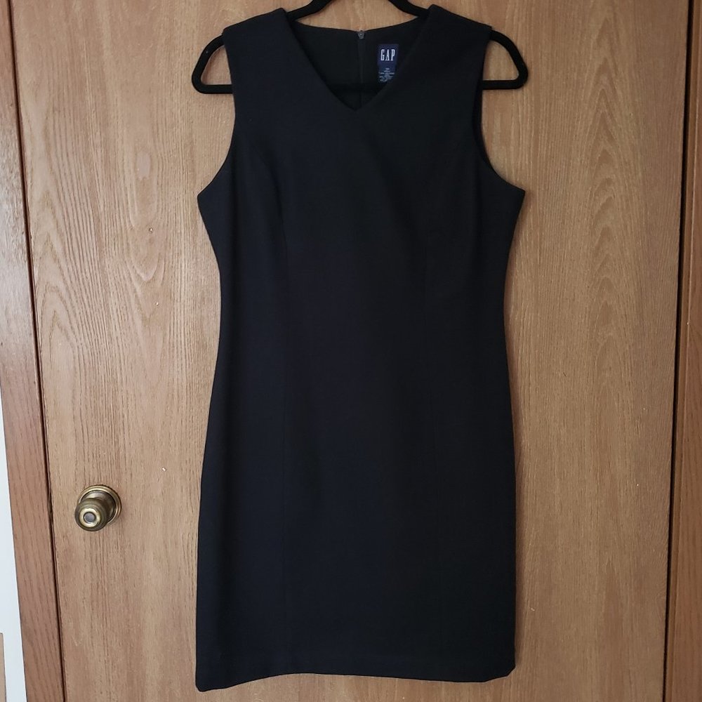 Gap Black Sleeveless Wool Jumper Dress Size 10 - Picture 1 of 4
